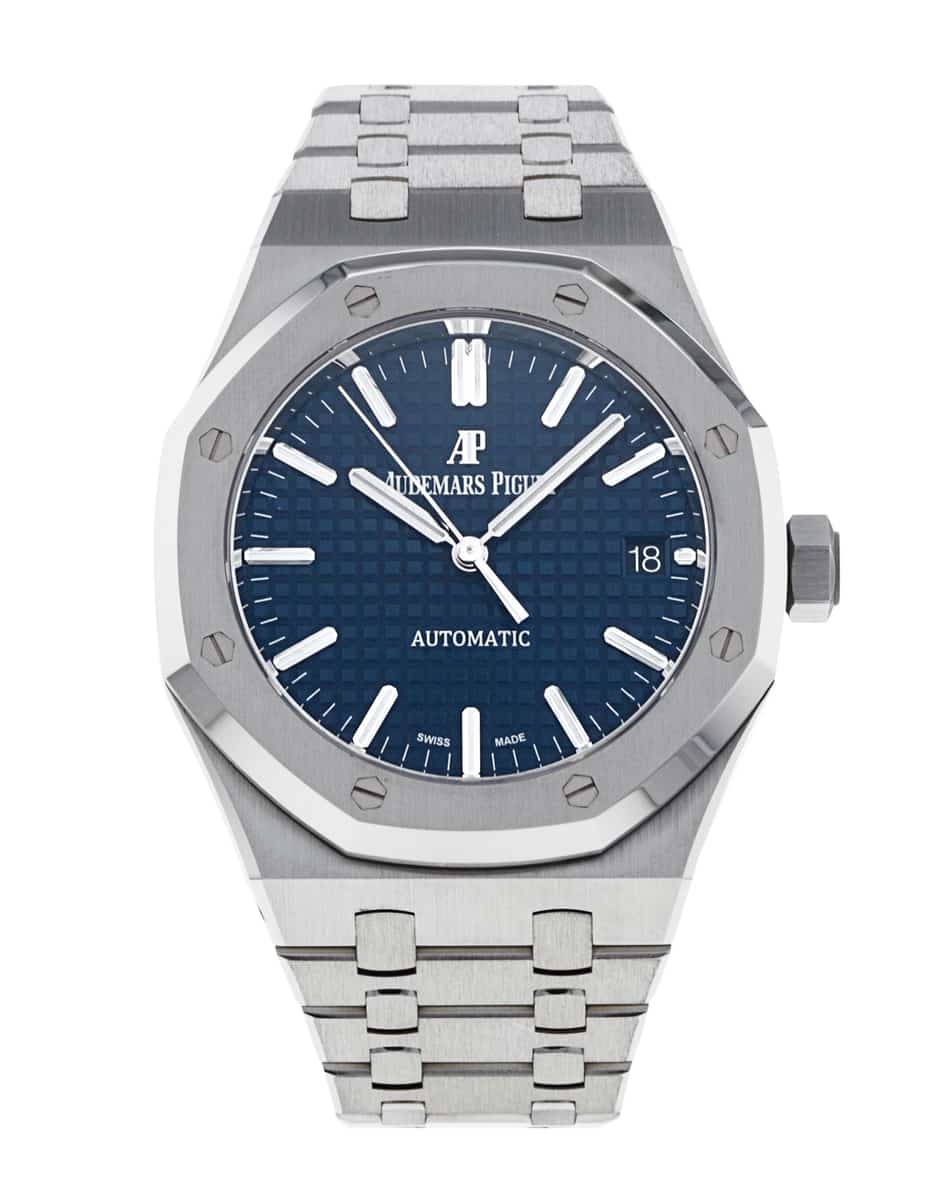 Audemars Piguet Royal Oak Blue Baton Dial Bracelet Strap